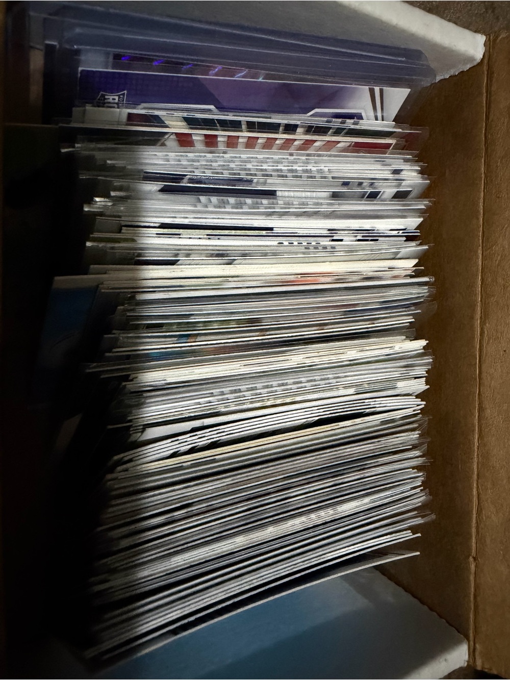 Assorted Sports Trading Cards - White/Gray - Bulk Collection